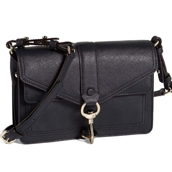 Rebecca Minkoff Handbags - Rebecca Minkoff 'Hudson Moto Mini' Crossbody BLK